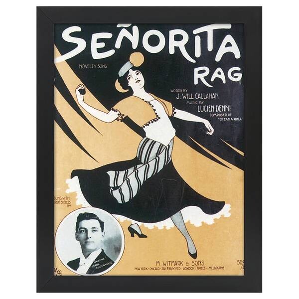 

Рамка для фотографий LegendArte Poster Señorita Rag, черный