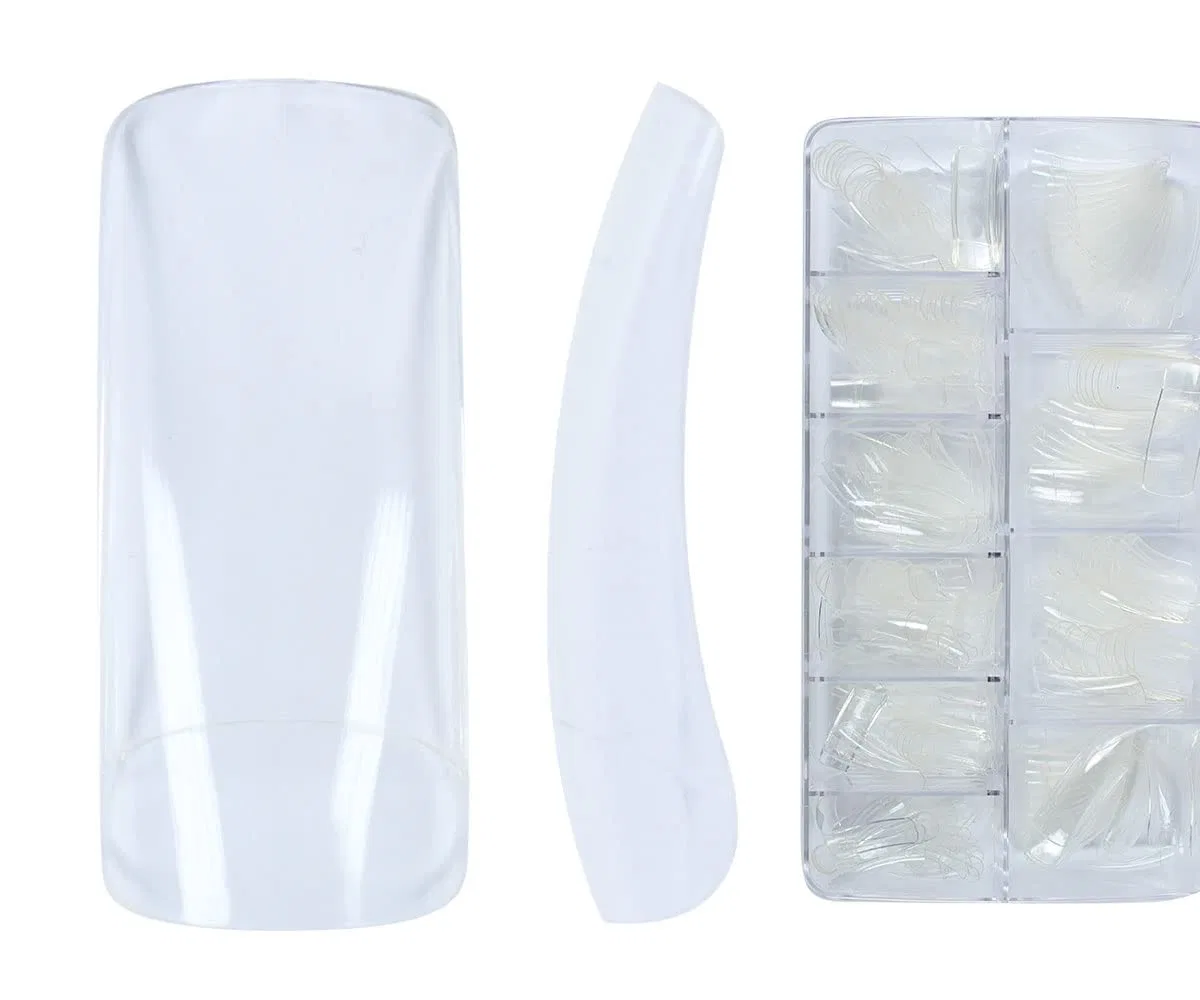 Набор прозрачных типсов для наращивания ногтей Emmi-Nail 250 Clear Tip Box ‎Emmi Nail