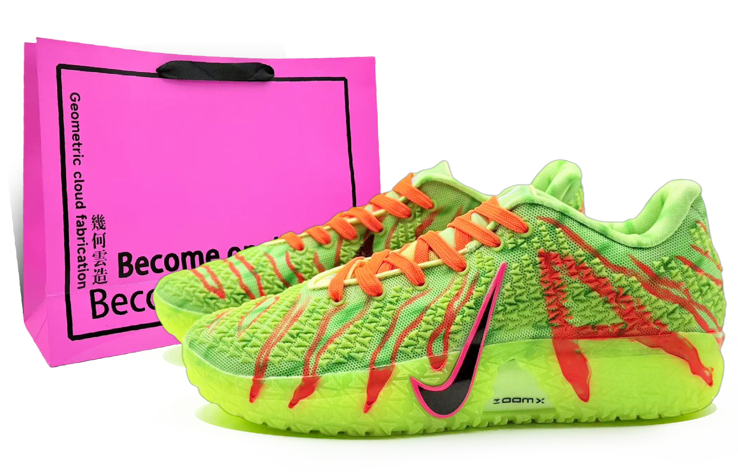 

Nike Кроссовки баскетбольные Ja Morant 3 Rebound Low top мужские Neon Green