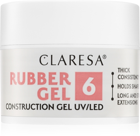 

Гель-лак для наращивания ногтей Claresa Rubber Gel Construction Gel UV/LED, 06 12 g