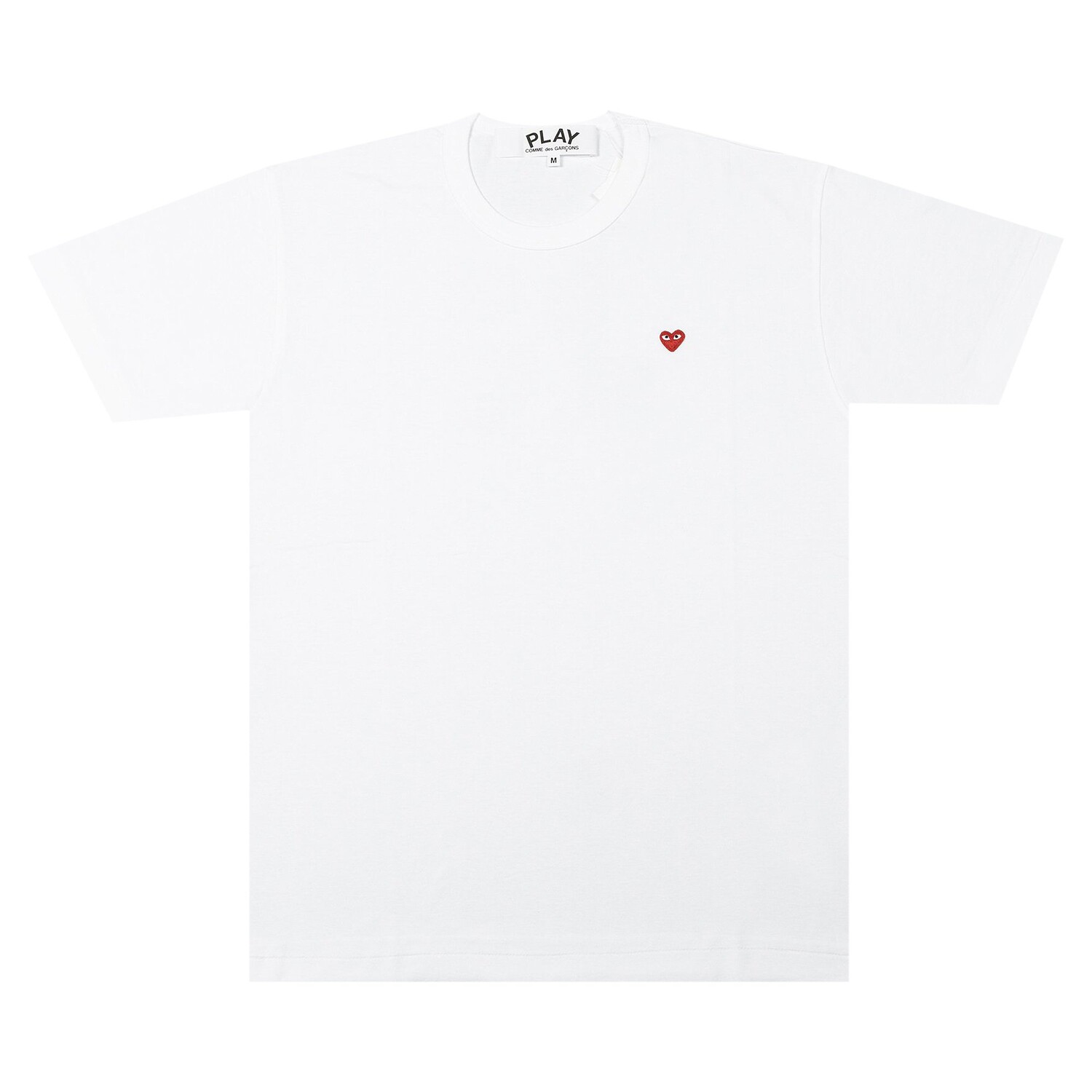 

Футболка Comme des Garçons PLAY с маленьким сердечком, цвет Белый