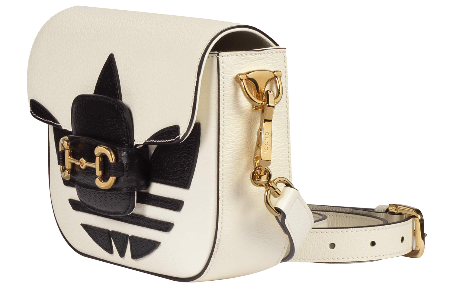 Мини-сумка через плечо Gucci Horsebit 1955 из кожи — фото 3