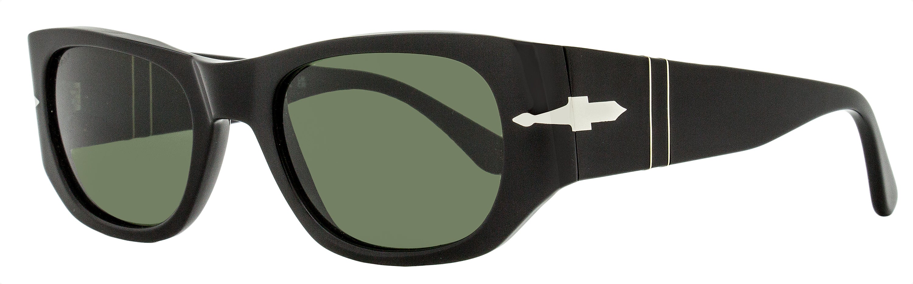 

Солнцезащитные очки Persol Unisex Rectangular PO3307S 95/31 Black 55mm