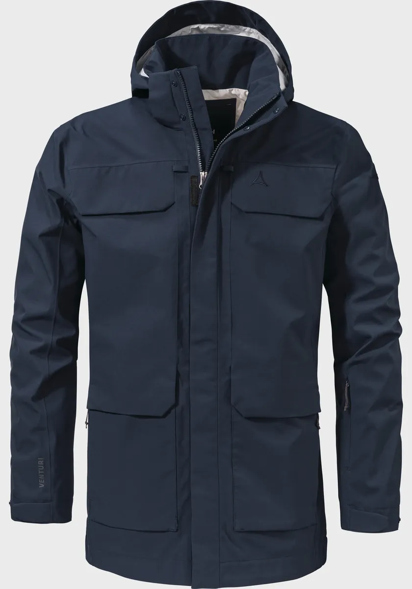 

Уличная куртка Schöffel "Jacket Женева M", с капюшоном, синий