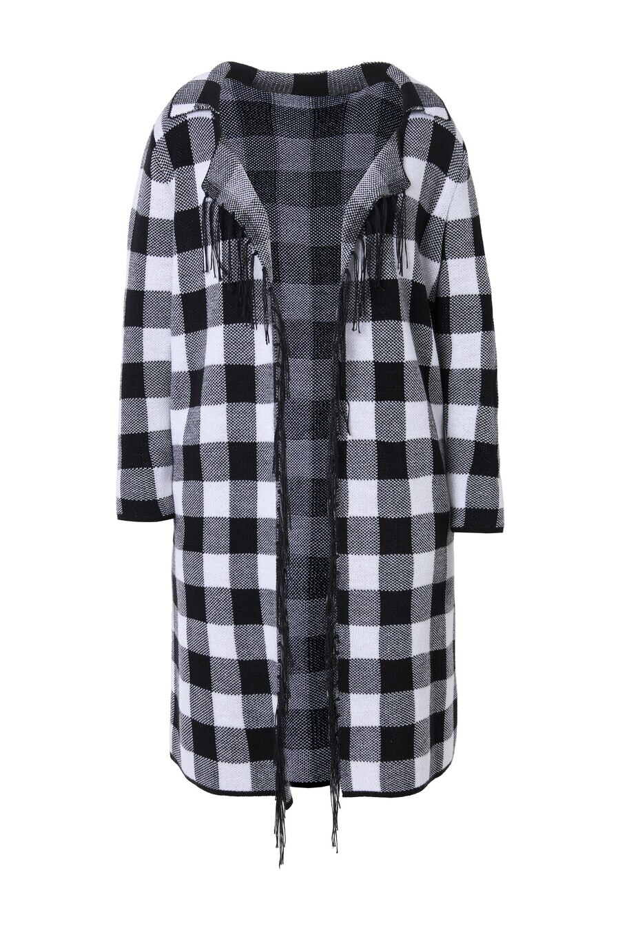

Вязаный кардиган Angel of Style Knit Cardigan, черный/белый