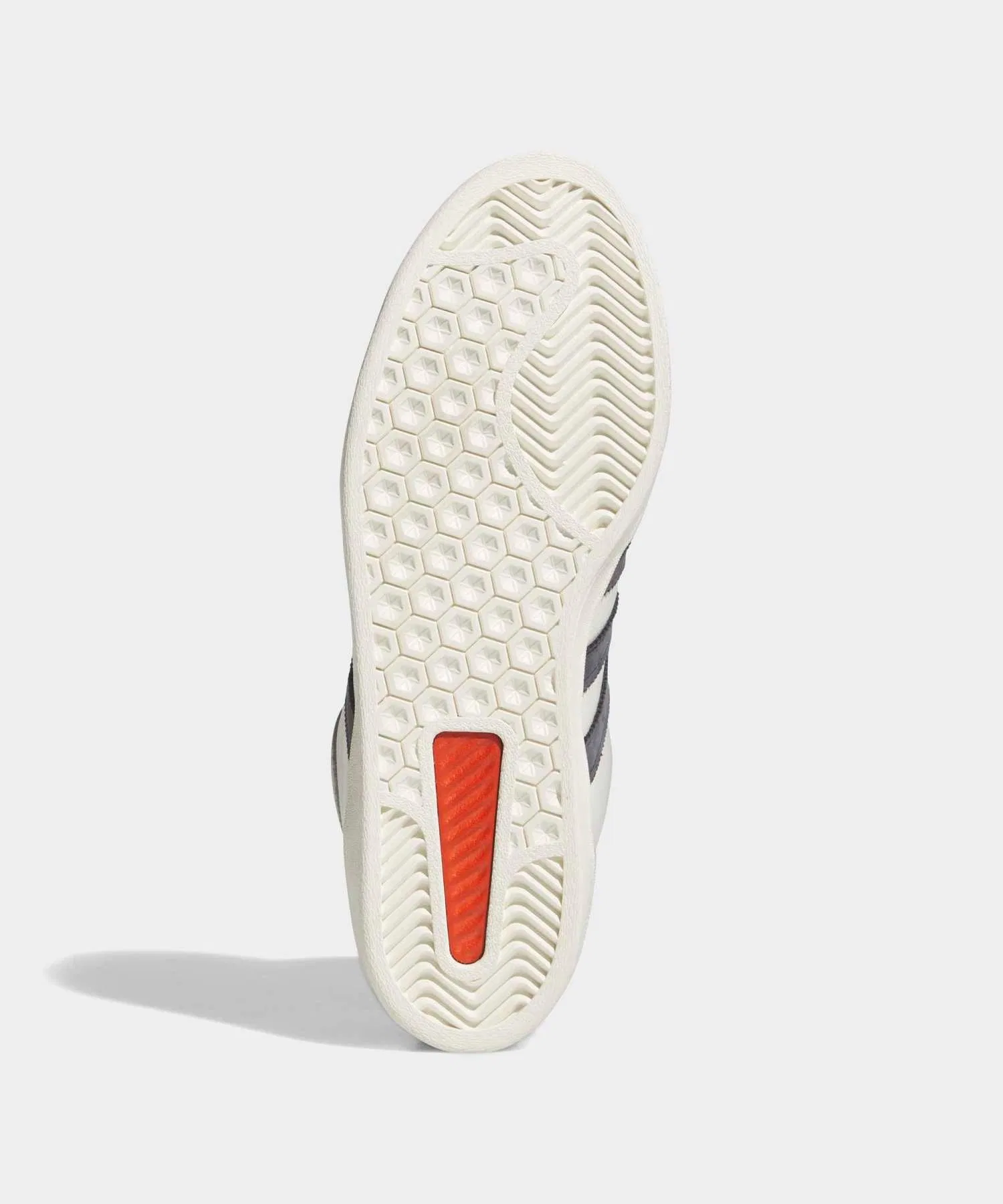 Унисекс кеды из натуральной кожи SUPERSKATE adidas Originals серые — фото 3