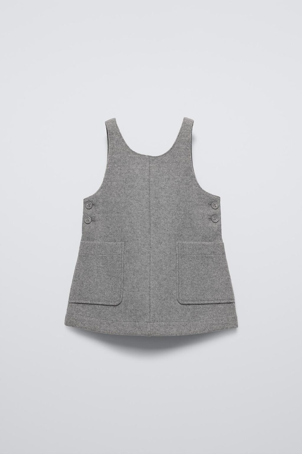 

Платье-сарафан с карманами ZARA, серый