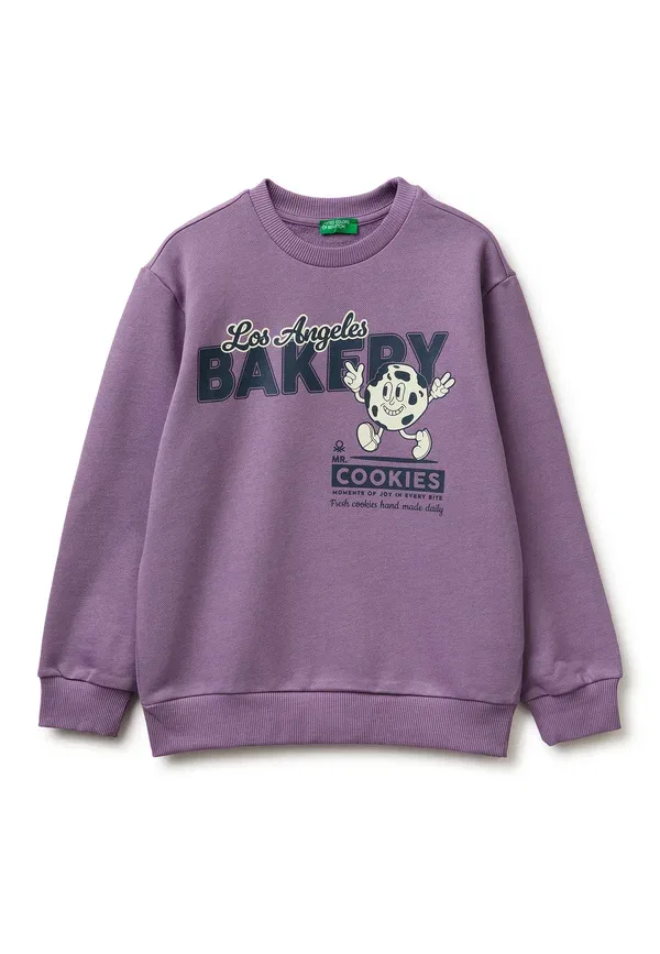 Свитшот United Colors Of Benetton, фиолетовый