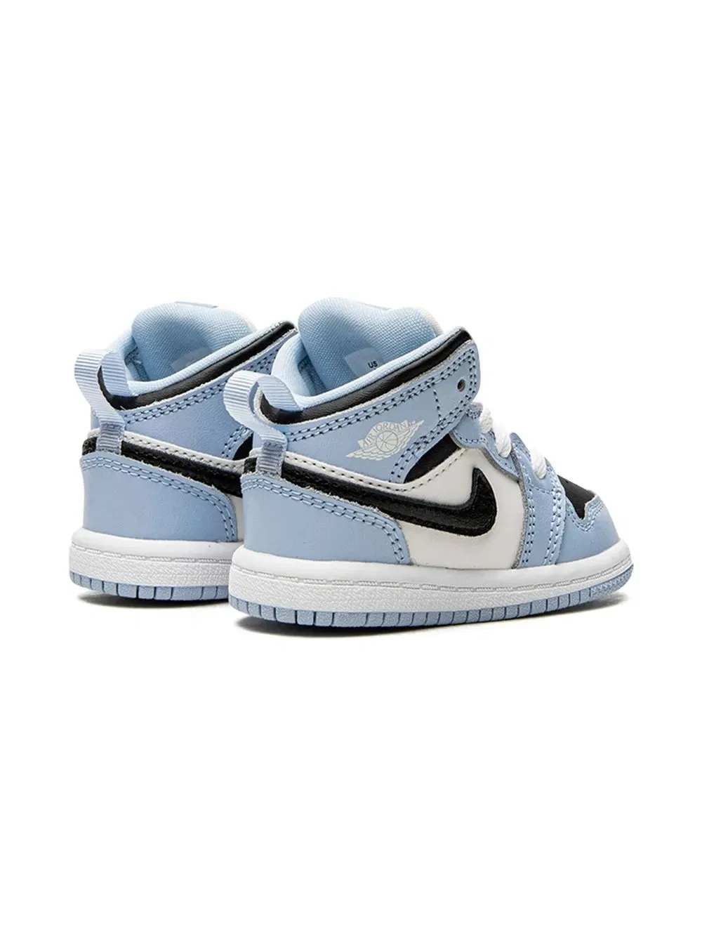 Кроссовки Air Jordan 1 Mid "Ice Blue" Jordan Kids, синий — фото 3