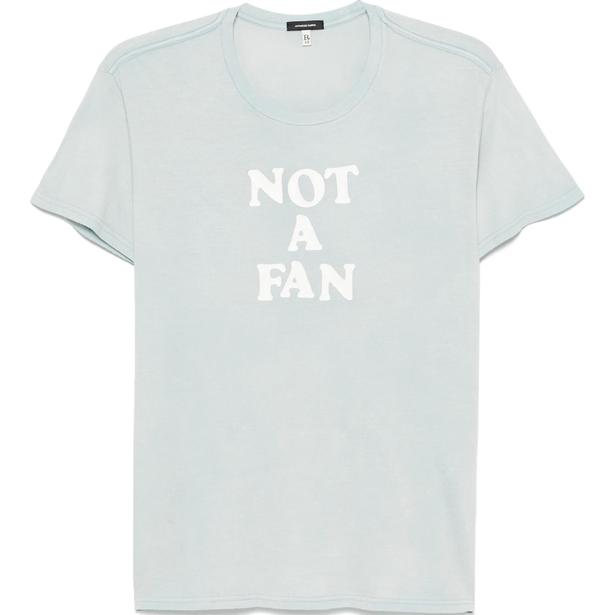

Футболка Not A Fan R13, светло-голубой, Синий, Футболка Not A Fan R13, светло-голубой