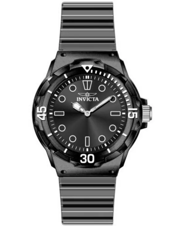 

Женские кварцевые часы 49208 Celestial с тремя стрелками и черным циферблатом Invicta, black