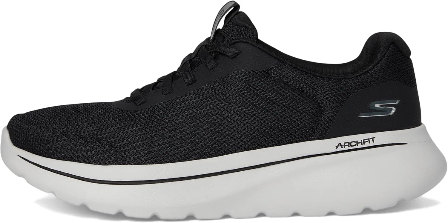 Мужские кроссовки Skechers Go Walk Arch Fit N-Joy Cullman, Black Grey — фото 4