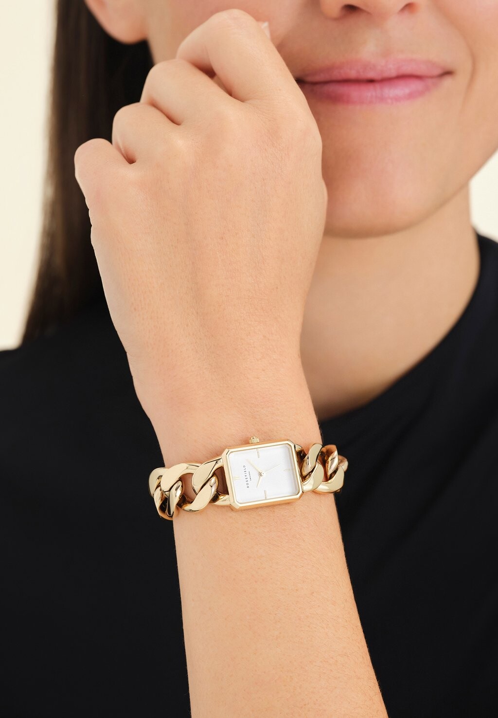 

Часы OCTAGON XS CHAIN Rosefield, золотой