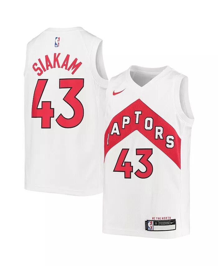 

Джерси Big Boys Pascal Siakam White Toronto Raptors 2019/20 Swingman - Association Edition Nike