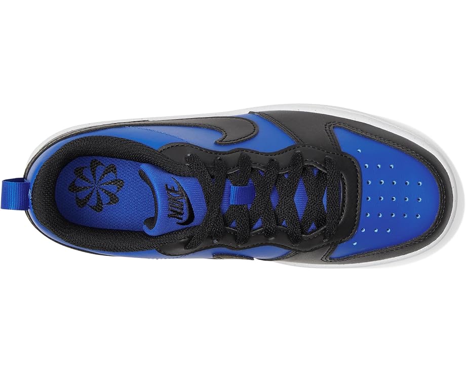 Детские кроссовки Nike Kids Court Borough Low Recraft (Big Kid), Game Royal/Black/White — фото 2