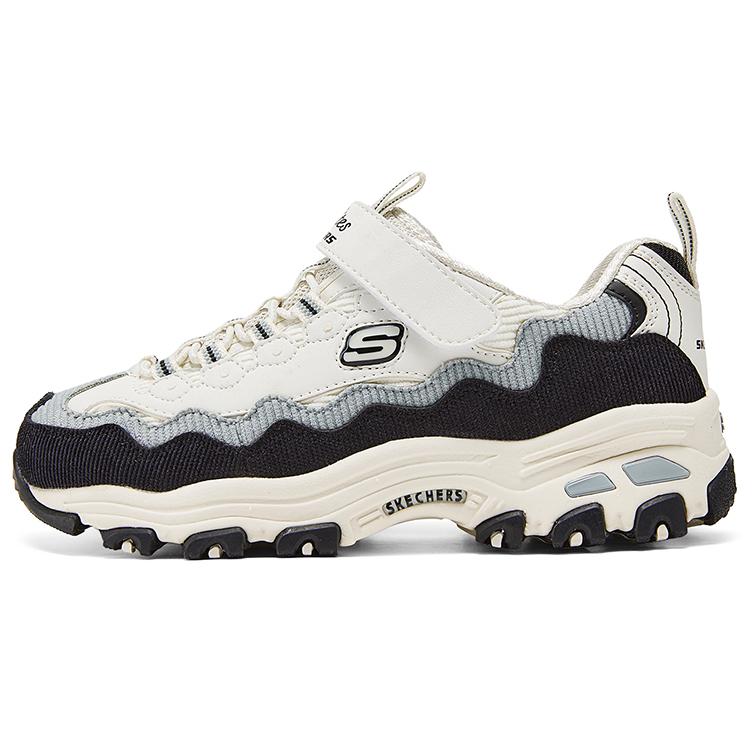 

Кроссовки Shock Absorbers Abrasion Resistant Slip Resistant Low top Kids Lifestyle Shoes Teenagers Skechers Kids, белый/черный
