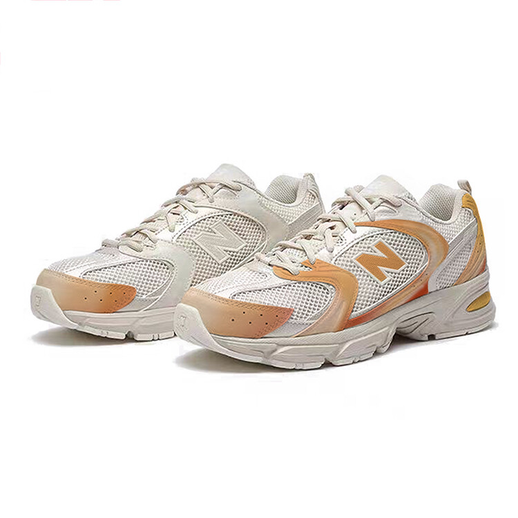 Кроссовки New Balance 530 Anti-Slip And Wear-Resistant Breathable, молочнно-белый/коричневый — фото 3