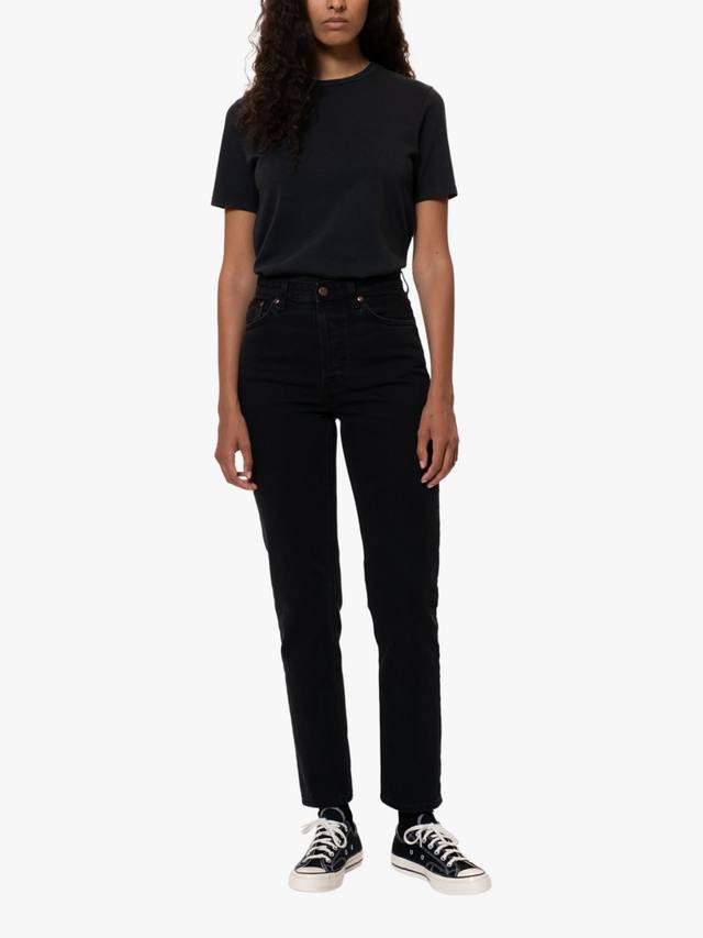 

Джинсы с зауженными штанинами breezy britt Nudie Jeans, черный