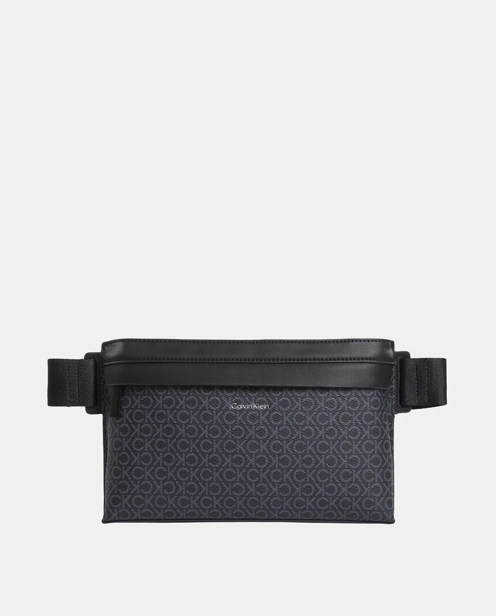 

Мужская поясная сумка с монограммой Calvin Klein, черный