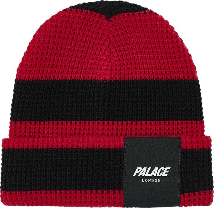 

Шапка Palace London Waffle 'Red/Black', красный