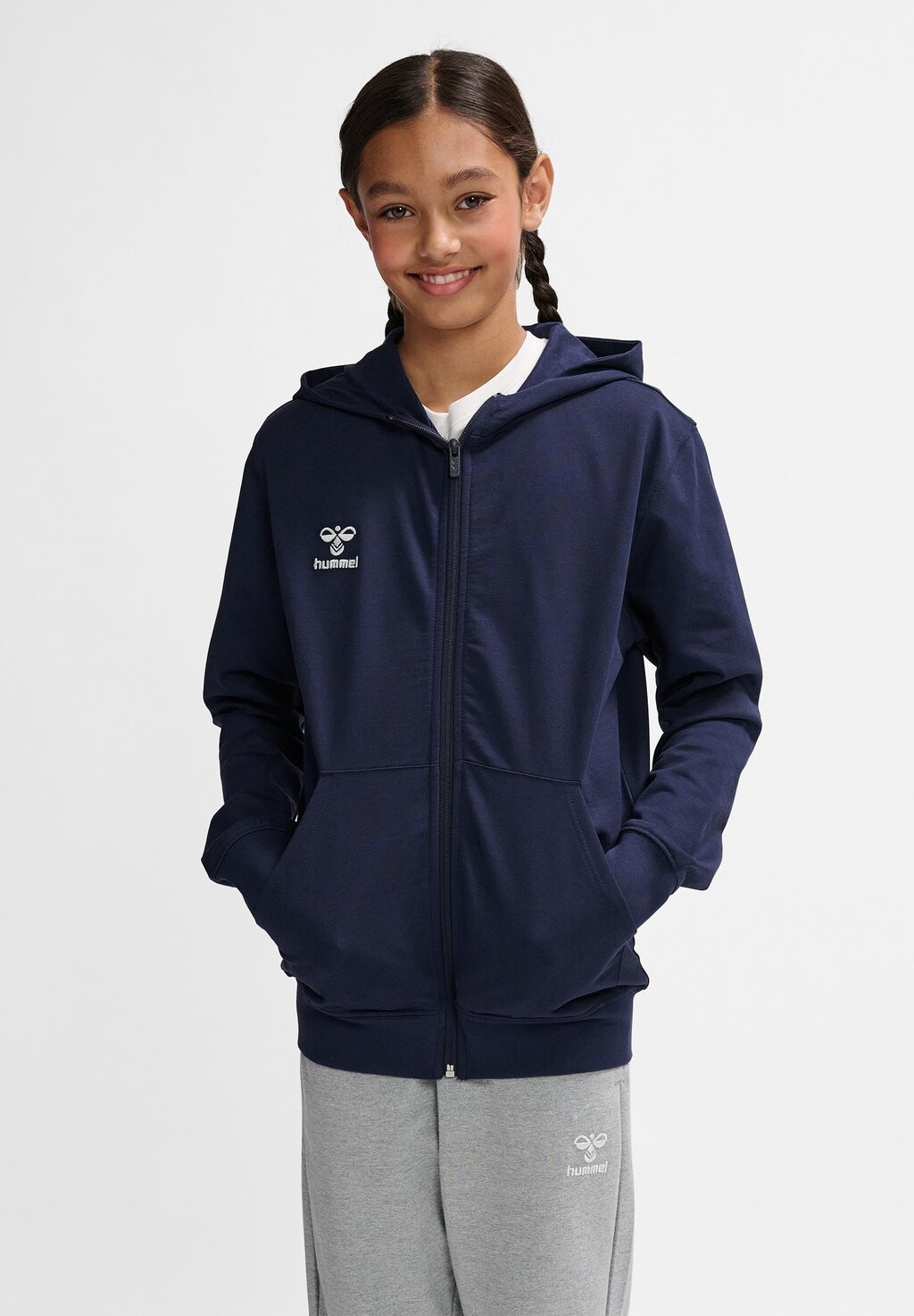 Толстовка 2.0 ZIP Hummel, цвет marine — фото 3