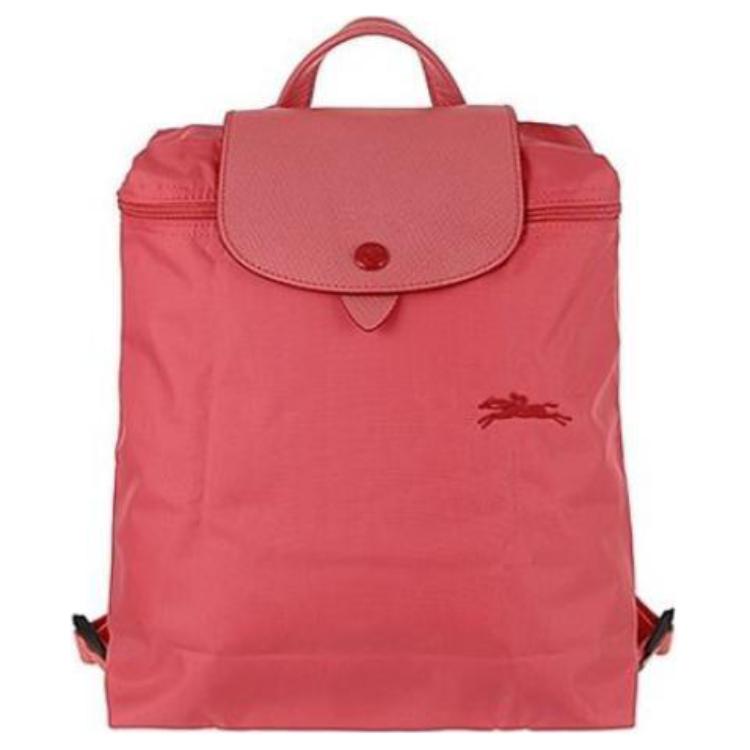 

LONGCHAMP Le Pliage Canvas With Leather рюкзак Regular женский красный