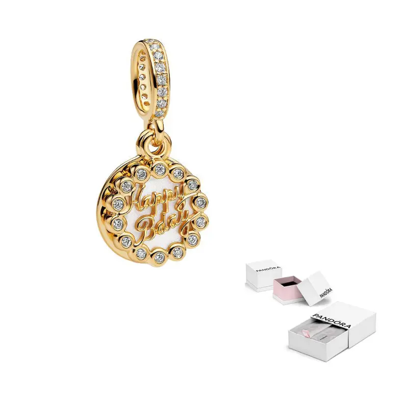 

Pandora Позолоченные, медь серебро, сплав, кубический цирконий, имитация ракушки аксессуары унисекс gold