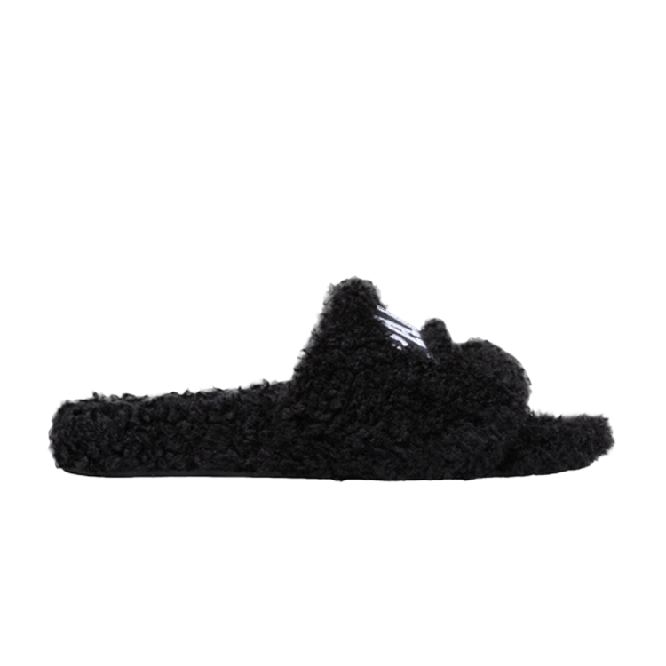 

Кроссовки Balenciaga Furry Slides 'Cities Paris - Black', черный