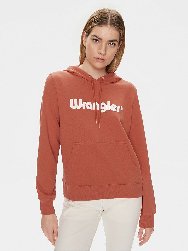 

Толстовка с капюшоном Wrangler, оранжевый