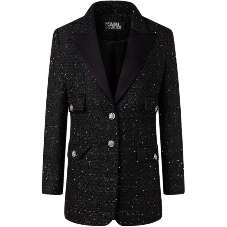 

KARL LAGERFELD / Karl Lagerfeld Jeans Деловой пиджак KARL LAGERFELD женский черный, Black