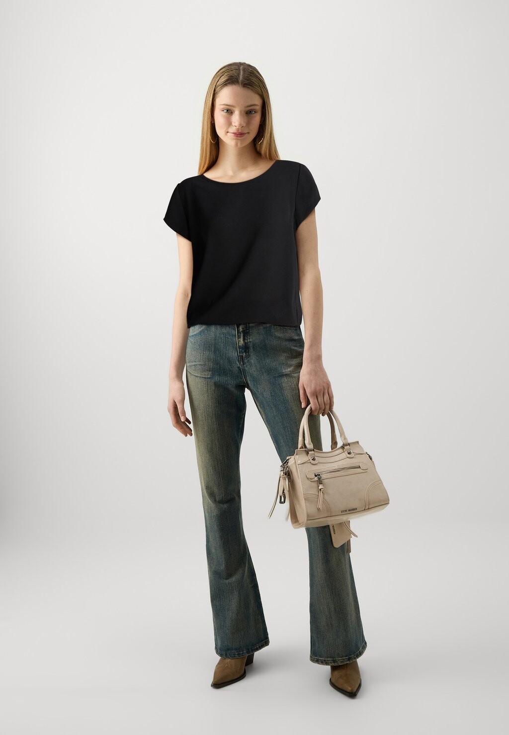 

Блузка Onlvic Solid Top ONLY, черная