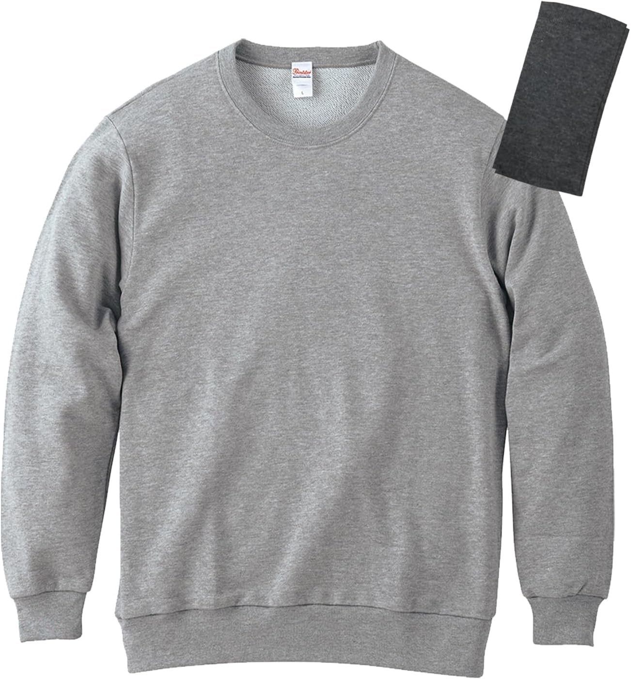 

Мужская толстовка Printstar 00219-MLChideEOL, 293 г, на флисовой подкладке, круглый вырез, легкая, для тренировок, светло-серый