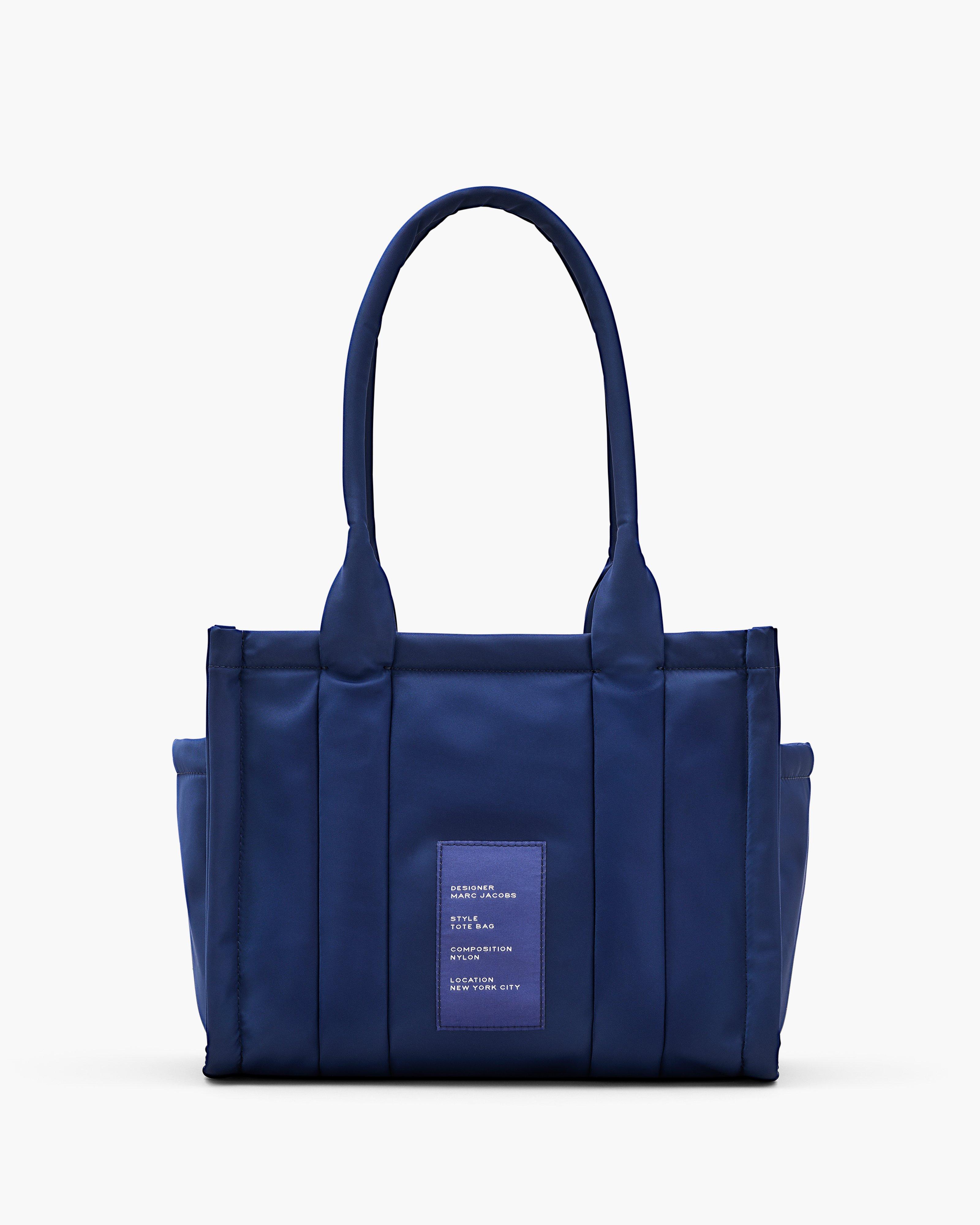 Сумка-тоут среднего размера из пухлого нейлона Marc Jacobs, цвет Blue Sea — фото 3