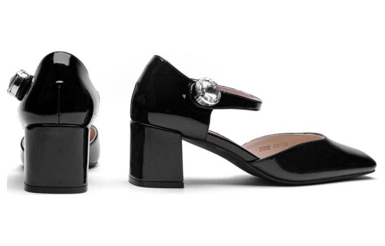 Туфли Мэри Джейн женские Toomanyshoes, красный — фото 4