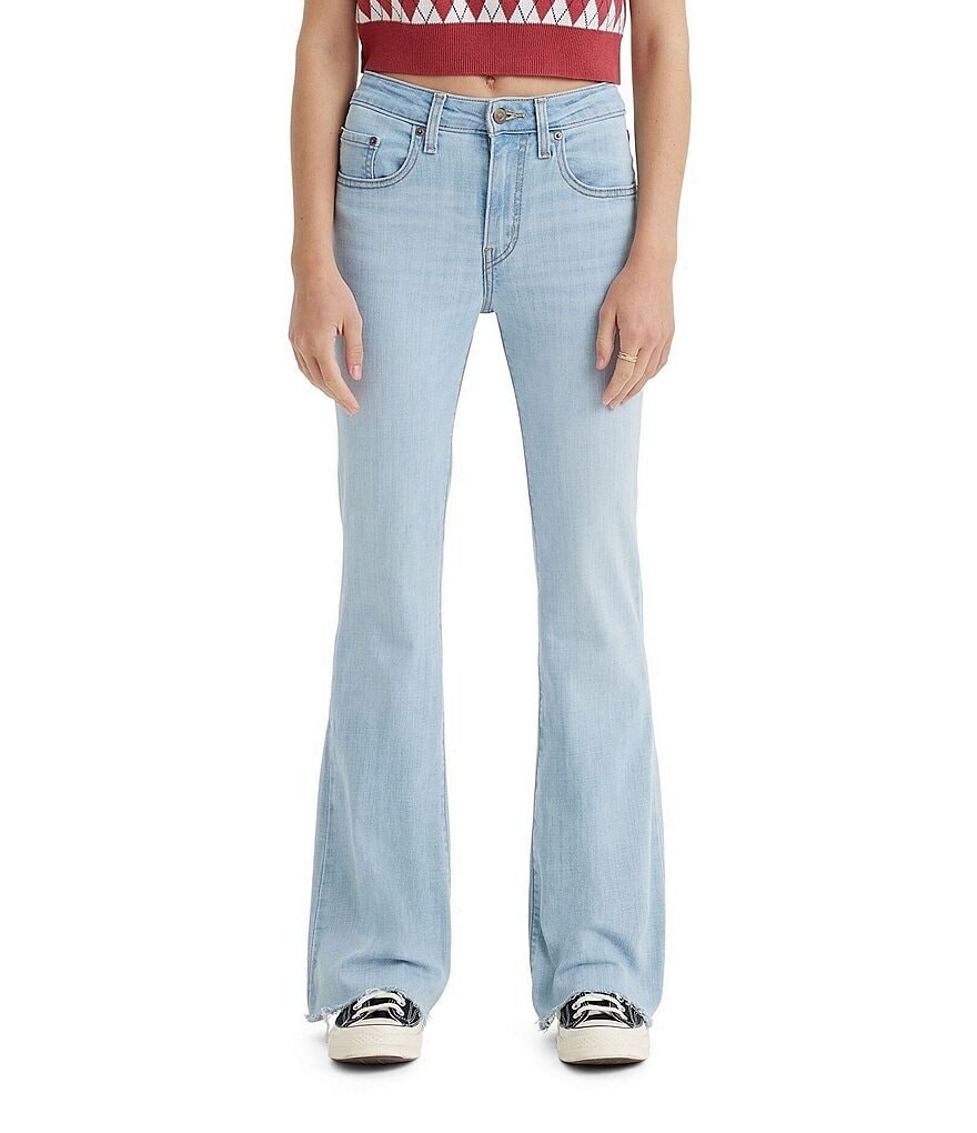 

Расклешенные джинсы Levi's 726 с высокой посадкой, синий