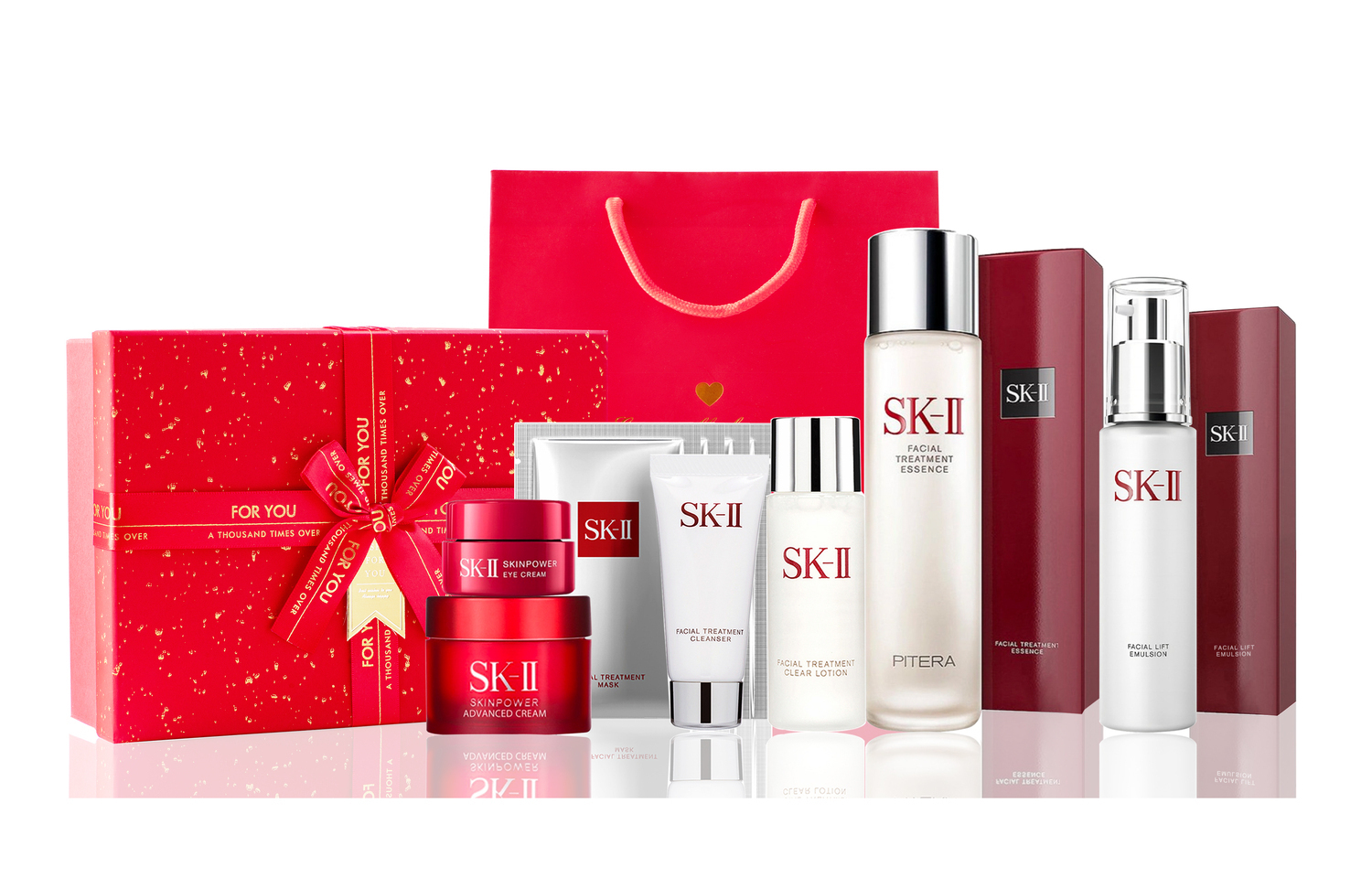 Набор для ухода за кожей SK-II включающий эссенция Fairy 230 мл + прозрачный лосьон 230 мл + лосьон для кожи 100 г — фото 4