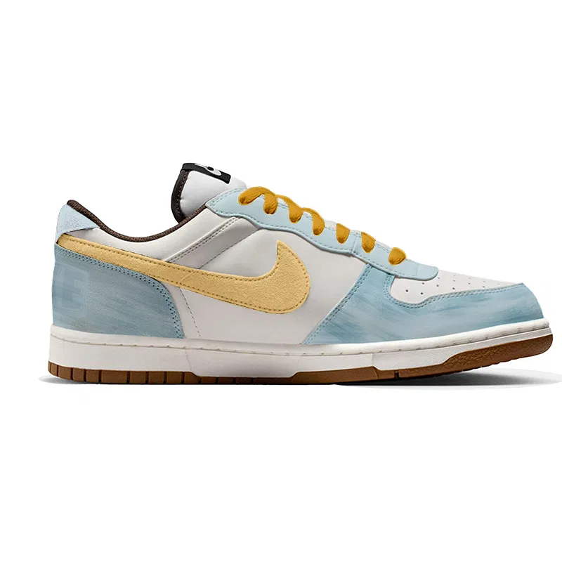 Скейтбординг кеды Nike Big Light Blue — фото 3