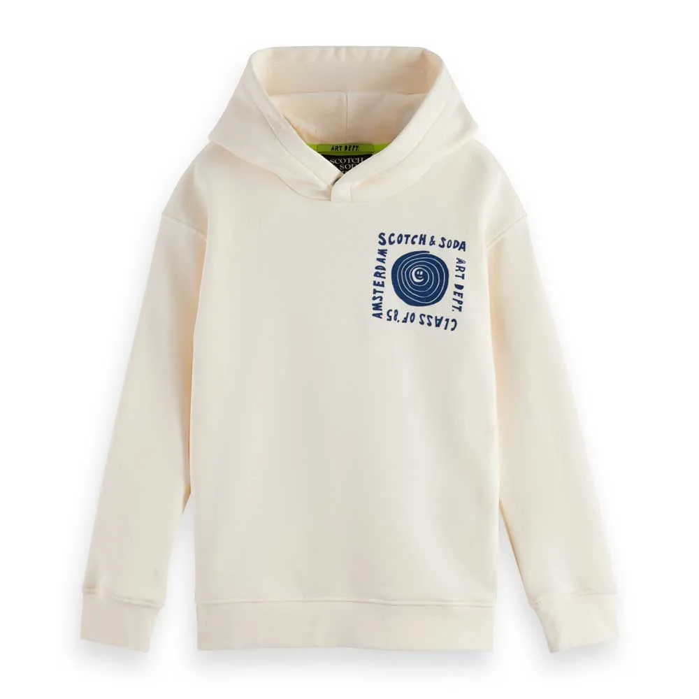 

Худи Scotch & Soda Relaxed Fit Artwork, бежевый