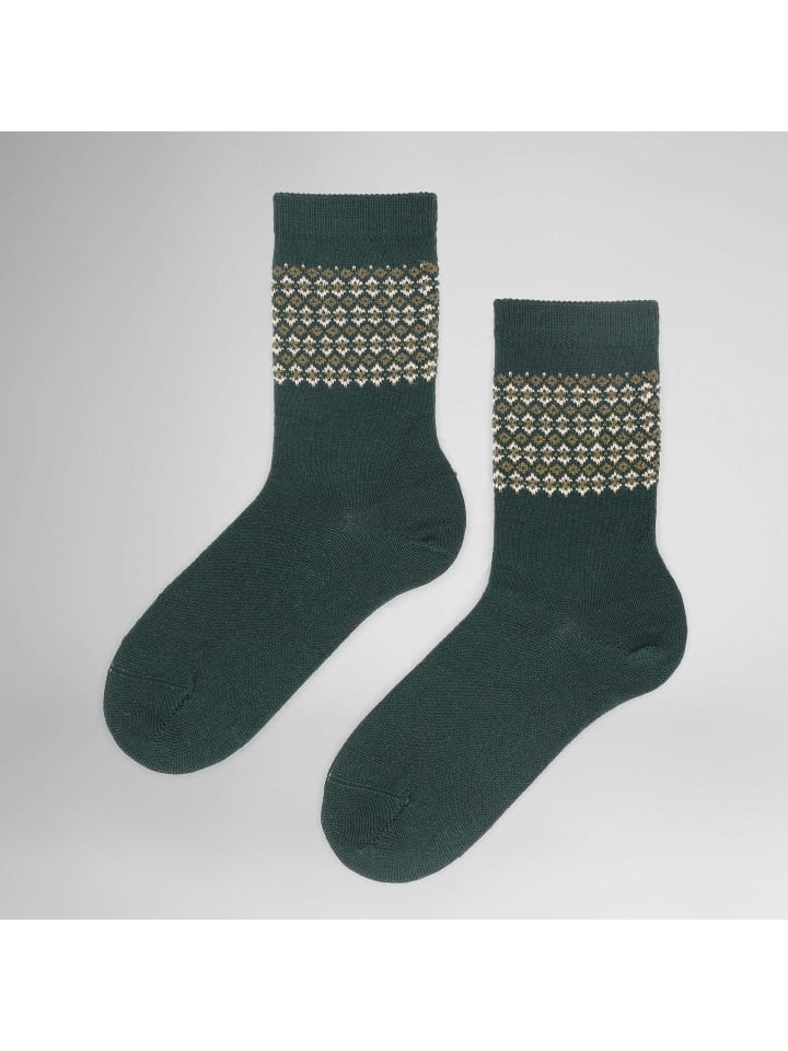 

Носки Nordic Fashion бутылочно-зеленого цвета Hudson