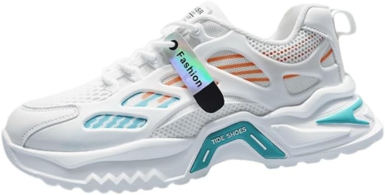 

Мужские модные спортивные кроссовки - повседневный стиль, подходят для бега. Шнуровка. Резиновая подошва. Для фитнеса и ежедневного использования Fusecottc, синий