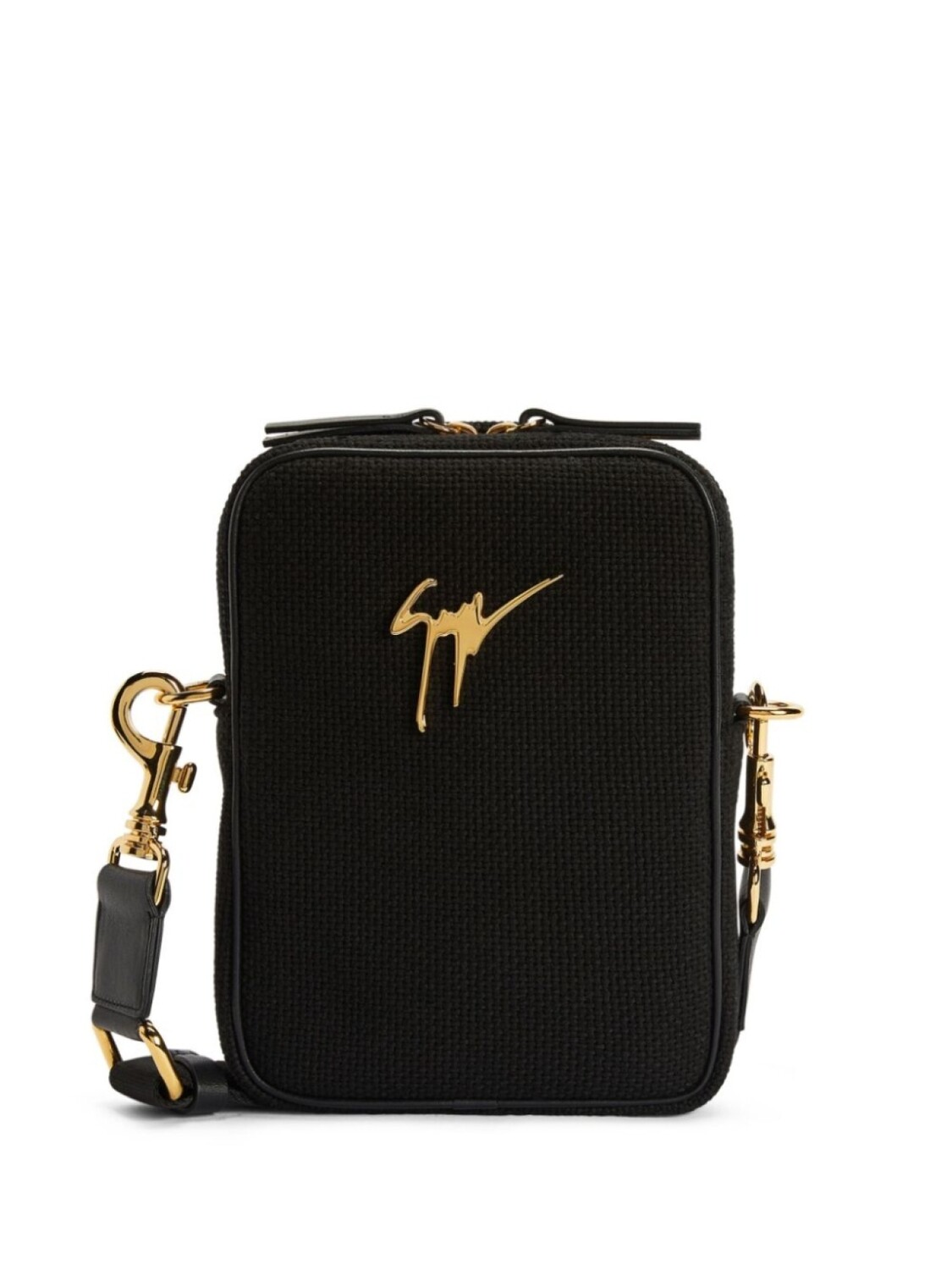 

Giuseppe Zanotti Thoby logo-plaque shoulder bag, черный