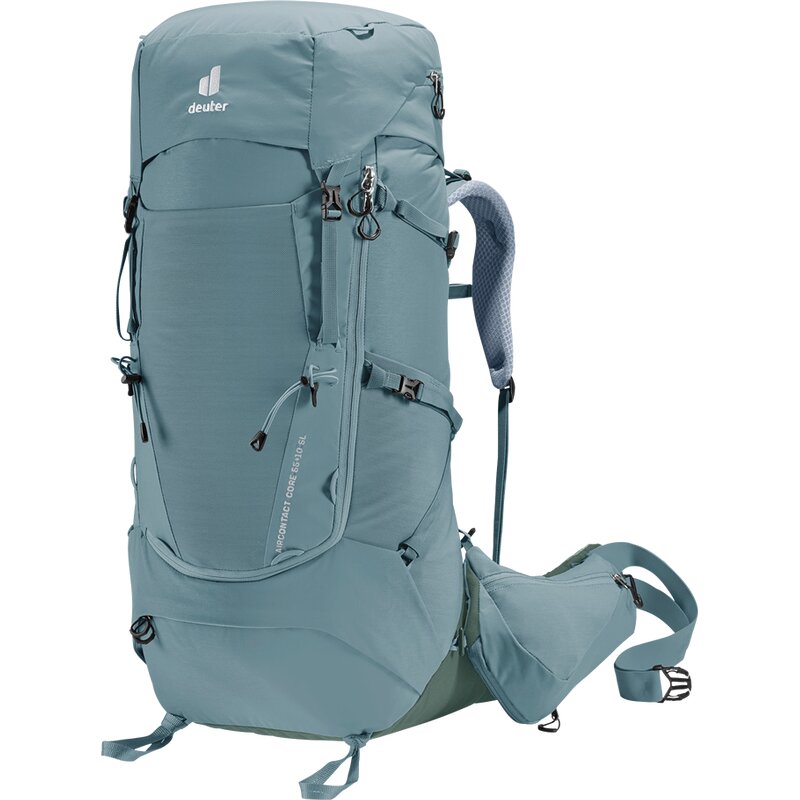 

Рюкзак aircontact core 55+10 сл Deuter, цвет shale-ivy