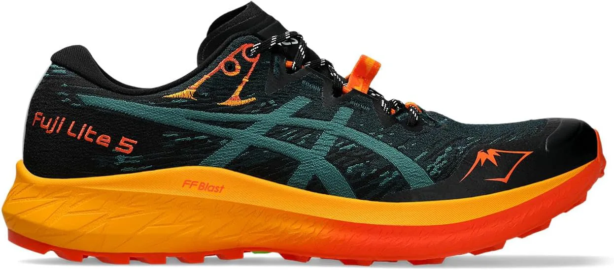 Мужские беговые кроссовки Asics Fuji Lite 5, зеленый — фото 3
