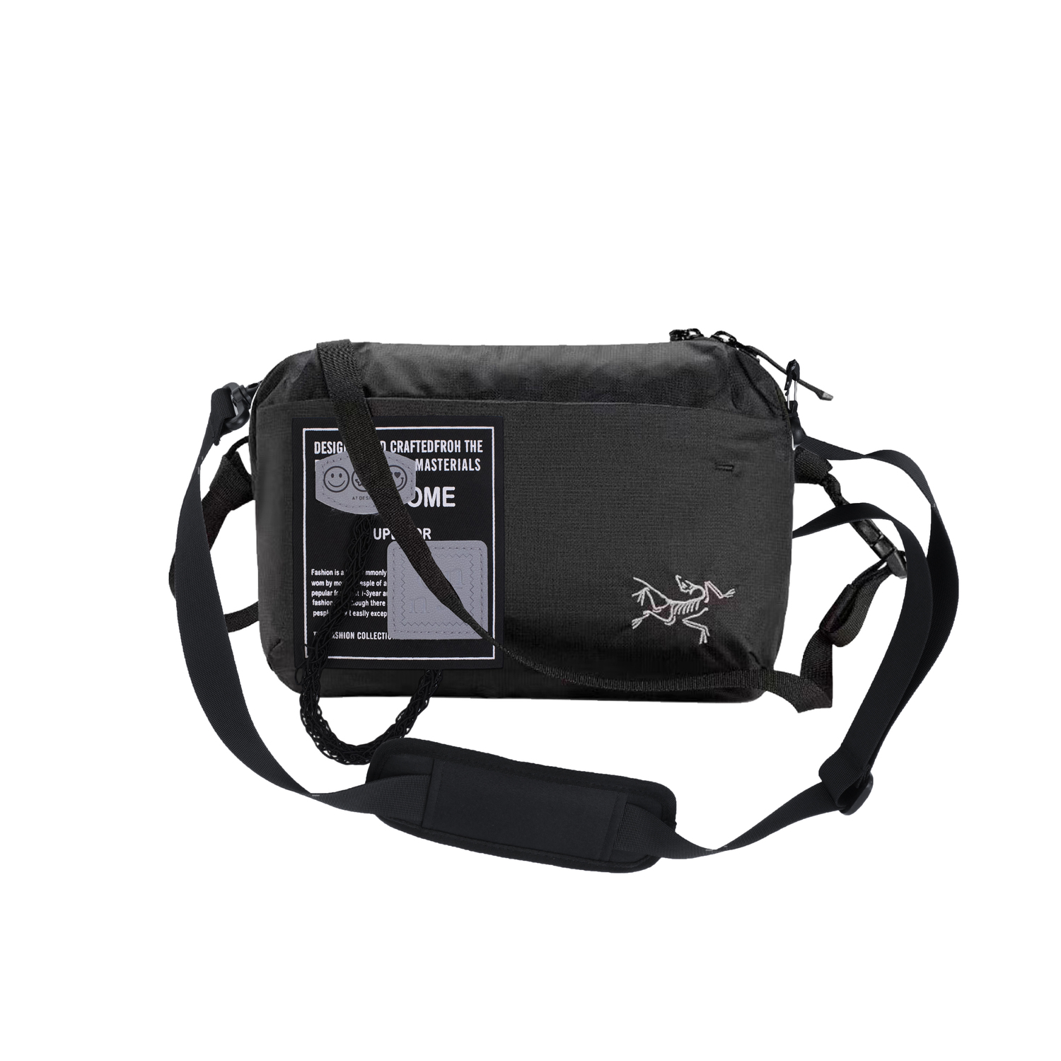 

Arcteryx Полиамидная поясная сумка унисекс черная, Flame