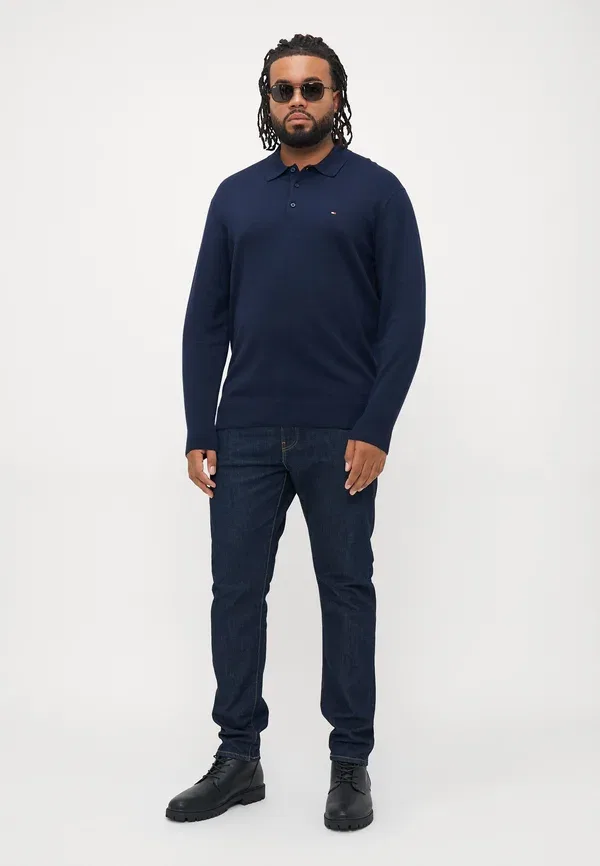 Джемпер Tommy Hilfiger Bt pima org ctn cash ls polo b jumper, пустынное небо — фото 2