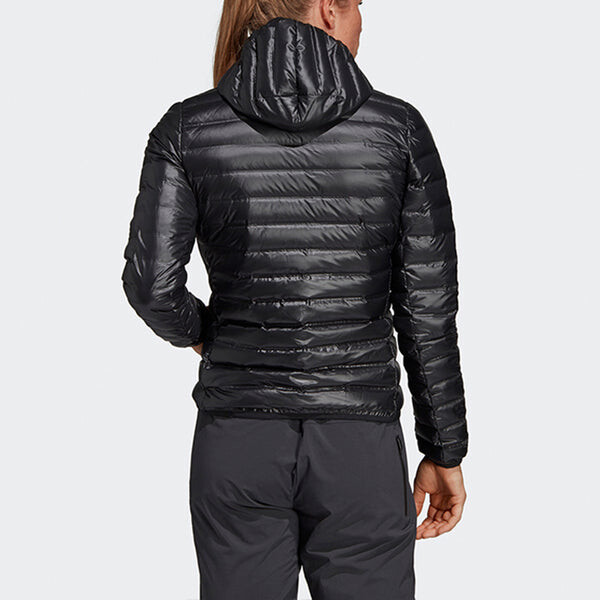 Куртка (WMNS) adidas logo Casual Outdoor Stay Warm Sports Black Down Jacket, черный — фото 4
