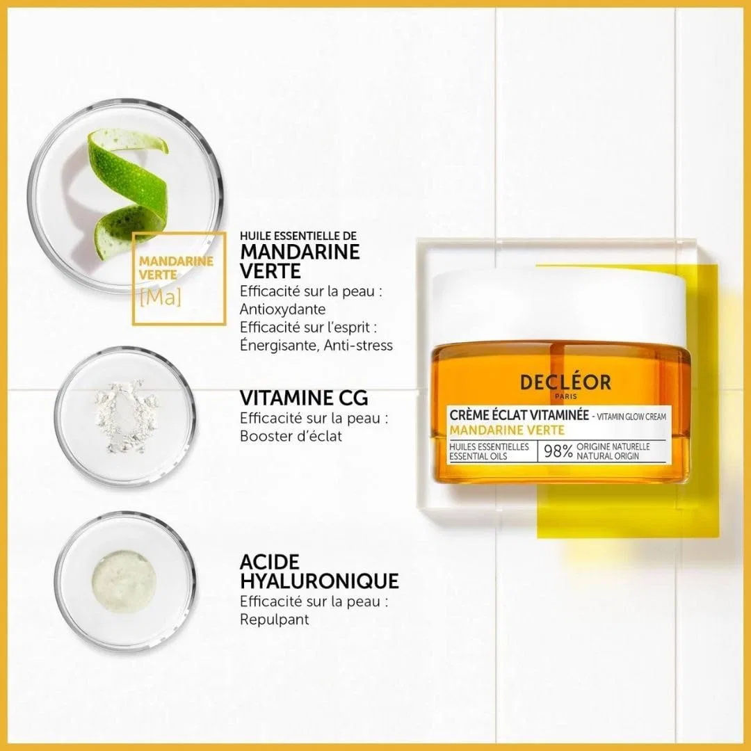 Крем для лица Decleor — Витаминный для сияния кожи «Green Mandarin Vitamin Glow Cream» от, 50 мл — фото 3