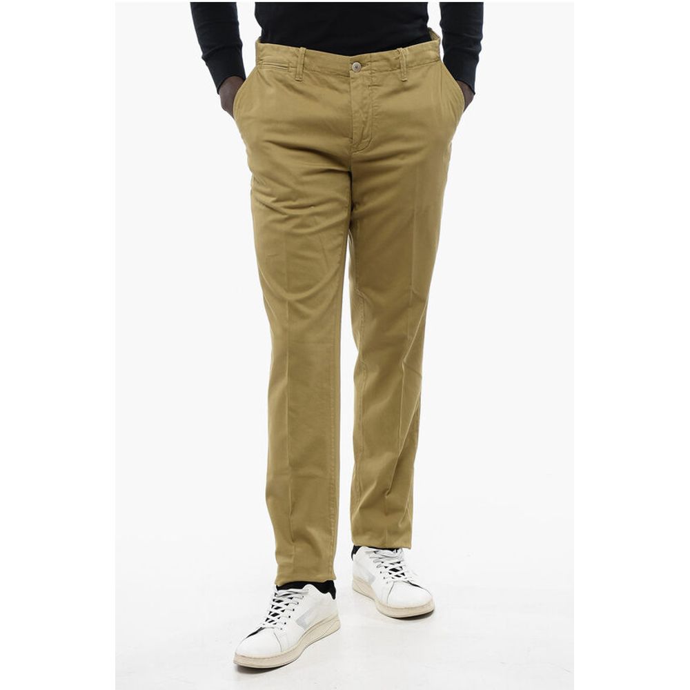 

ID Hopsack Хлопковые брюки-чинос CORINTO Corneliani, Green