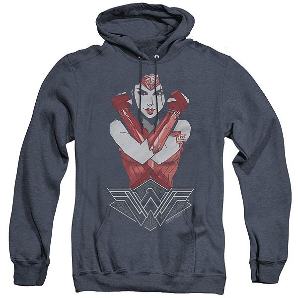 

Толстовка с капюшоном Wonder Woman Movie Amazon Adult Heather Licensed Character
