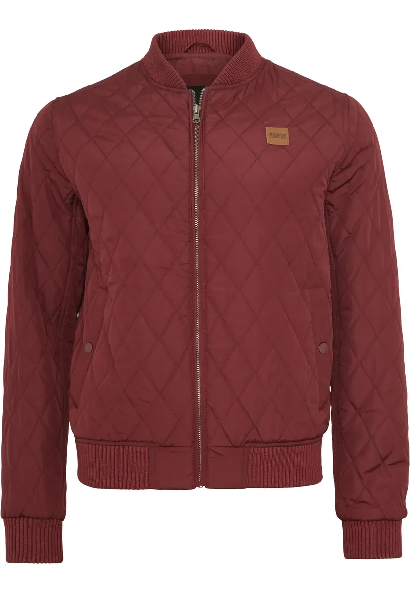 

Куртка всепогодная URBAN CLASSICS " Urban Classics Men's Diamond Quilt Jacket" (1 шт.), без капюшона, цвет Burgundy